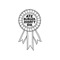 Burger Junk Food Sticker