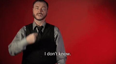 i dont know sign language GIF by Sign with Robert