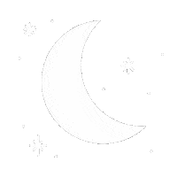 limistic stars night moon night sky Sticker