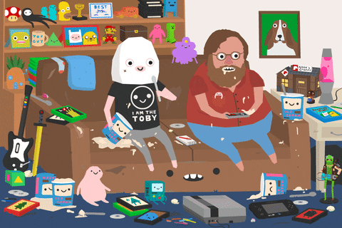 Playing Video Games GIF by tobycooke