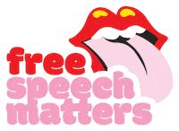 teeeti speech democracy freespeech handlesmovement Sticker