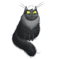 Childrens Books Cat Sticker by BKMRK