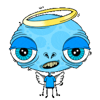 Monster Angel Sticker by RARO