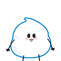 findtoday bubble whip foam pompom Sticker