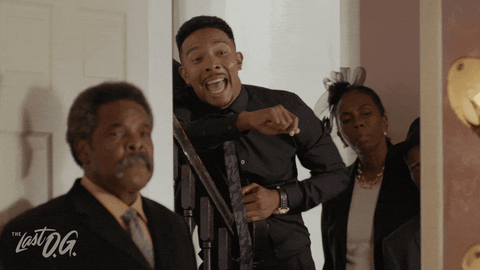 allen maldonado laugh GIF by The Last O.G. on TBS