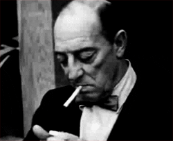 buster keaton smoking GIF by Maudit