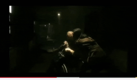 samcallahan2cc2 gotham wheelchair barbara kean shoot bad guys GIF