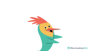 khanacademykids happy excited bird fly GIF