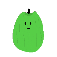Shocked Guava Sticker