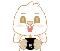 Bunny Candles Sticker by EVANS艾特兔