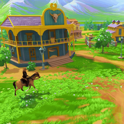 Trotting Wild West GIF by G5 games