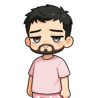 Sleepy Boy Sticker