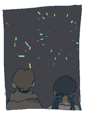 Fireworks Cinta Sticker by Xbox
