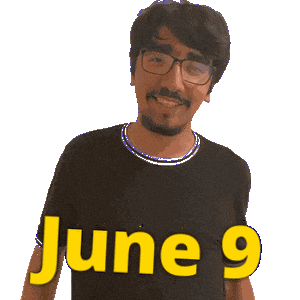 June 9 Sticker