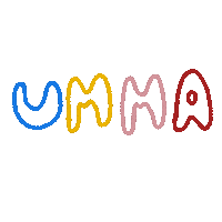 ummamuseum art color drawing um Sticker