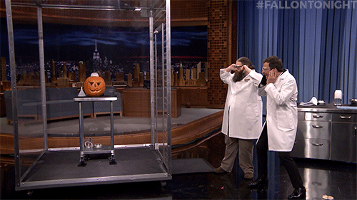 pumpkin kevindelaney GIF by The Tonight Show Starring Jimmy Fallon