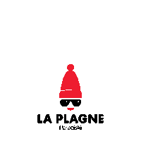 Snowfall Chute Sticker by la Plagne