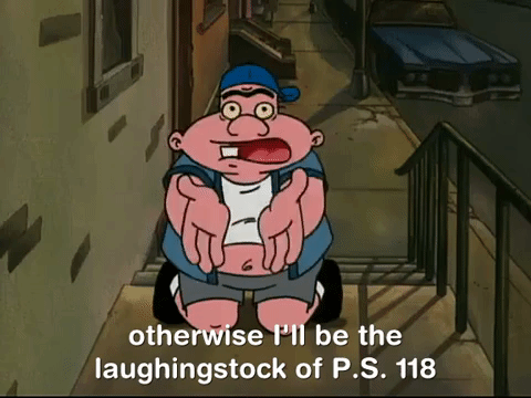 hey arnold nicksplat GIF