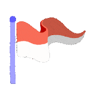 Flag Indonesia Sticker