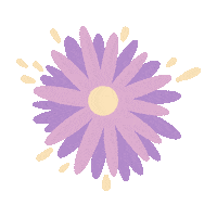 summer pink flower flowers purple Sticker