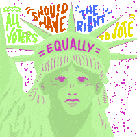 Voting Rights Sticker by Creative Courage