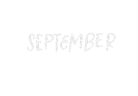 September Month Sticker