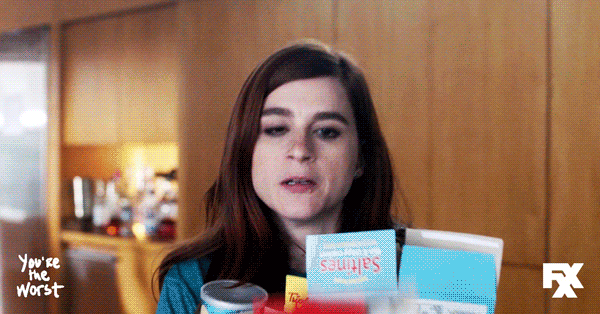 hungry aya cash GIF by You're The Worst 
