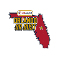 Orlando Florida Sticker by USA Volleyball