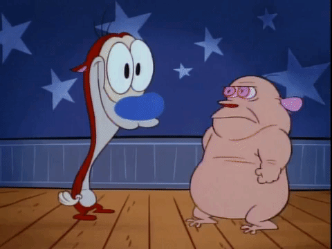 ren and stimpy nicksplat GIF