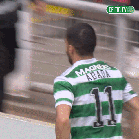 Celebration Jump GIF by Celtic Football Club
