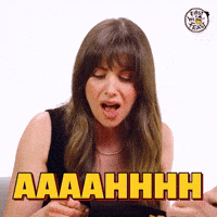 Shocked Alison Brie GIF by First We Feast