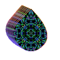 Art Sticker Sticker by Quasi Crystals