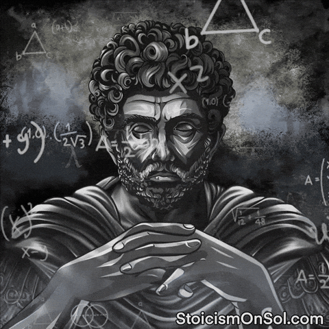 Calculating Marcus Aurelius GIF by Stoicism