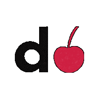 demetresofficial demetres d cherry demetres logo Sticker