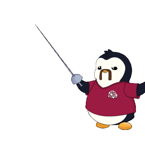Fight Fighting Sticker by Pudgy Penguins