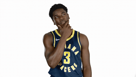 pondering indiana pacers GIF by NBA