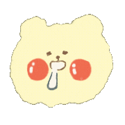 Yobear05 流口水 yobear yo熊的日常生活 Sticker