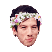 twenty-one-pilots flower STICKER by imoji