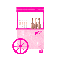 Party Pink Sticker by Kristina Mcinnis