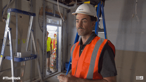 Channel 9 Shrug GIF by The Block