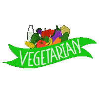 Veg No Meat Sticker