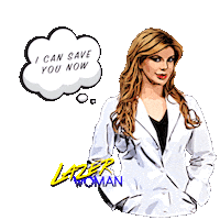 Woman Laser Sticker by Lazerit Med Spa