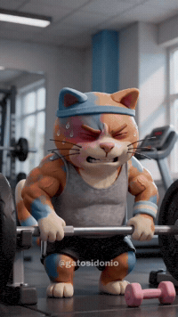 Dumbbells Exercising GIF