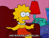 sitting lisa simpson GIF