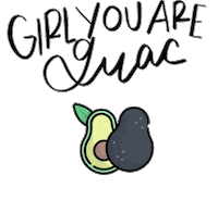 girl guac Sticker by Teach Create Motivate