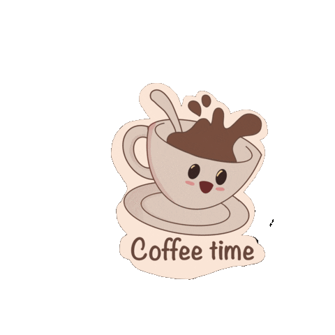 Coffee Time Sticker