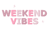Good Vibes Weekend Sticker by jenny henderson studio