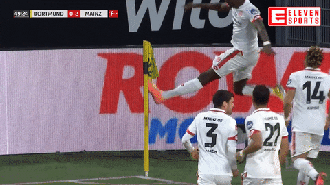 Celebration Goal GIF by ElevenSportsBE