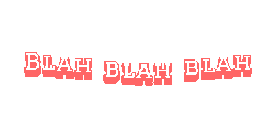 Blah Blah Blah Sticker by arielle-m
