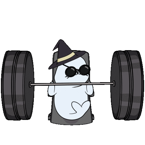 Work Out Fun Sticker by Sappy Seals Community